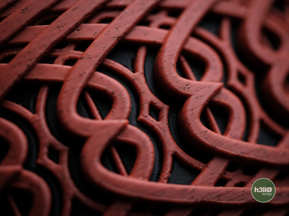 Biscottiera design intrecciato – Stampa 3D doppio colore (Ø 168 mm)