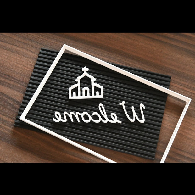 Letterboard Personalizzabile in Stampa 3D - Lavagna a Lettere Componibili per Bar, Negozi, Eventi
