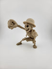 Statuina scheletrica decorativa in PLA – Design unico