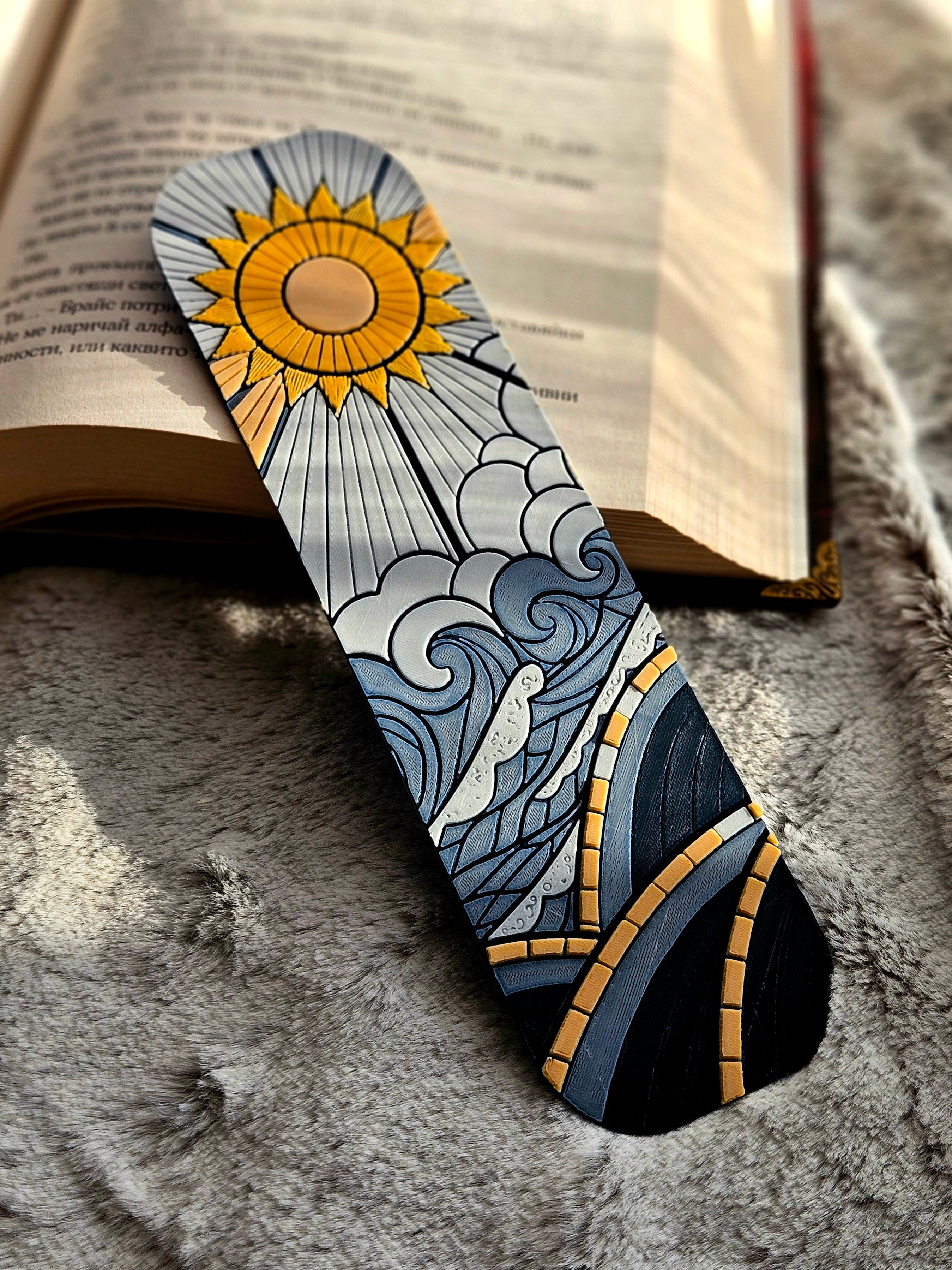 Segnalibro Artistico Sole e Mare