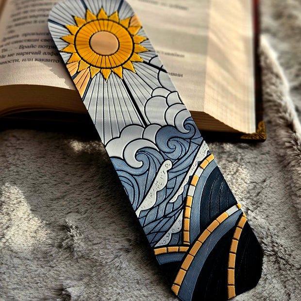 Segnalibro Artistico Sole e Mare