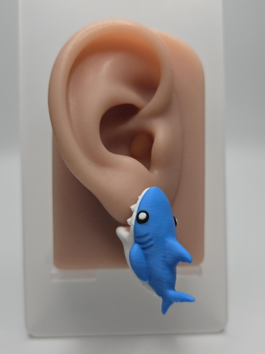 Orecchini Squaletto 3D – Mini Squali Blu in Stampa 3D