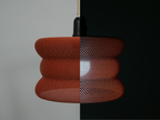 Lampada a sospensione design forato – Serie Poly V4 Terracotta