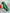 Segnalibro con paesaggio verde e cordoncino rosso