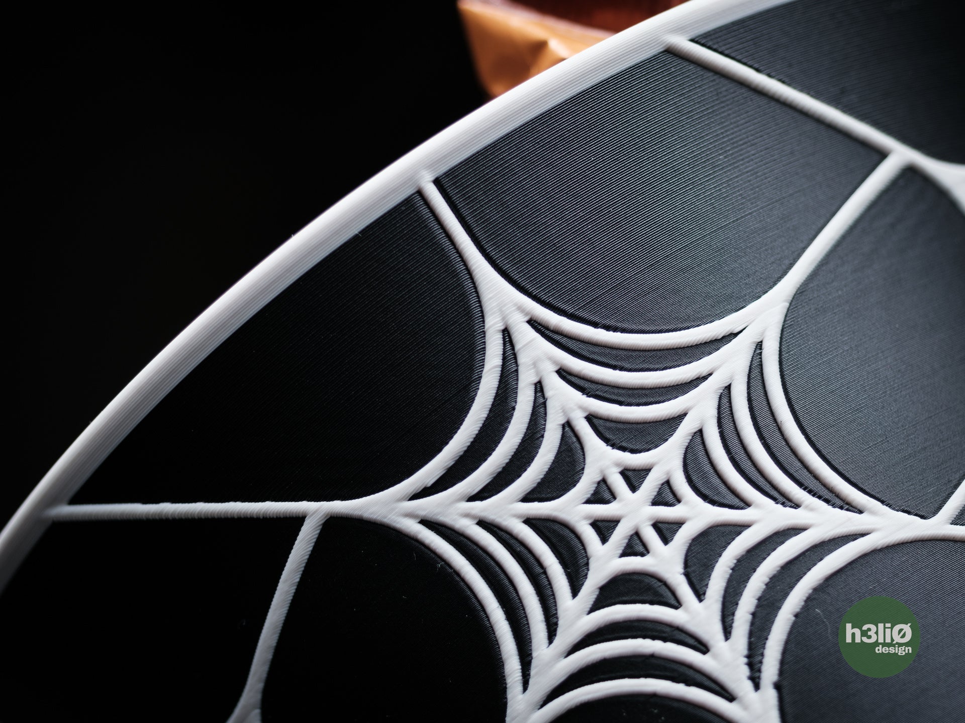 Set 4 ciotole Halloween con decorazione a ragnatela