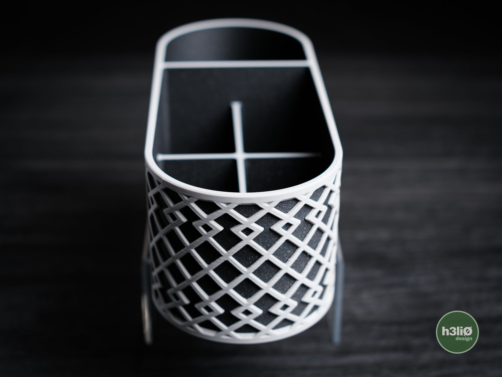 Organizer da scrivania moderno 3D – 4 scomparti (