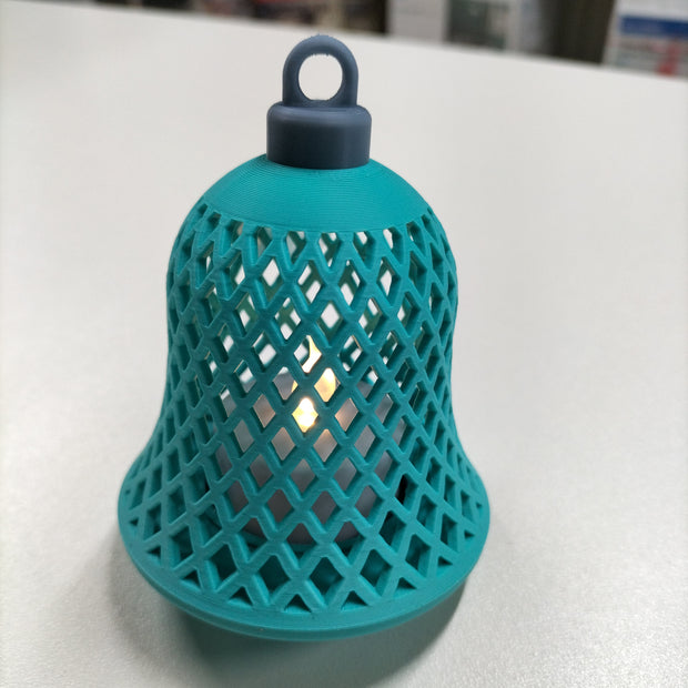 Campanella Decorativa con Luce LED – Effetto Lanterina Natalizia