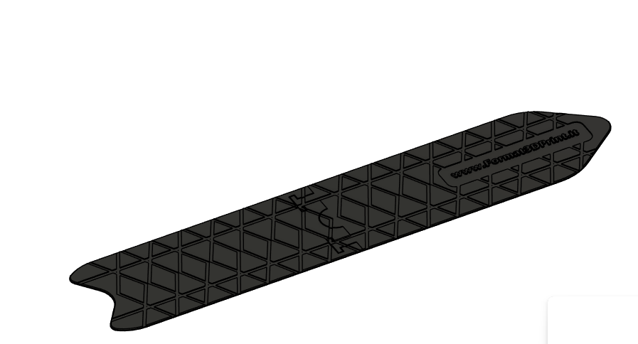 Protezione universale downtube MTB – Kit 2 pezzi modulari TPU