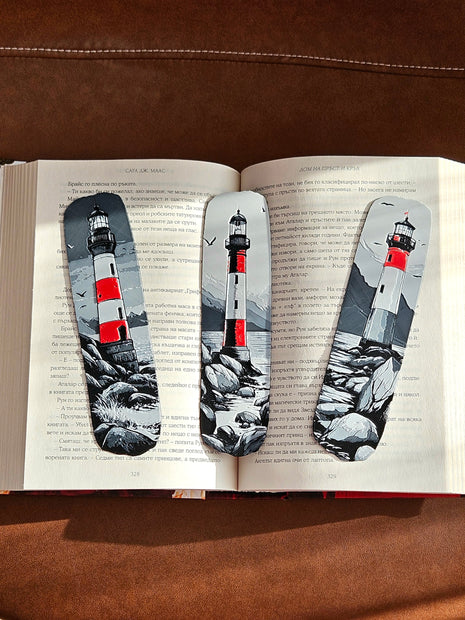 Kit 3 Segnalibri Faro – Design Artistico in Stampa 3D