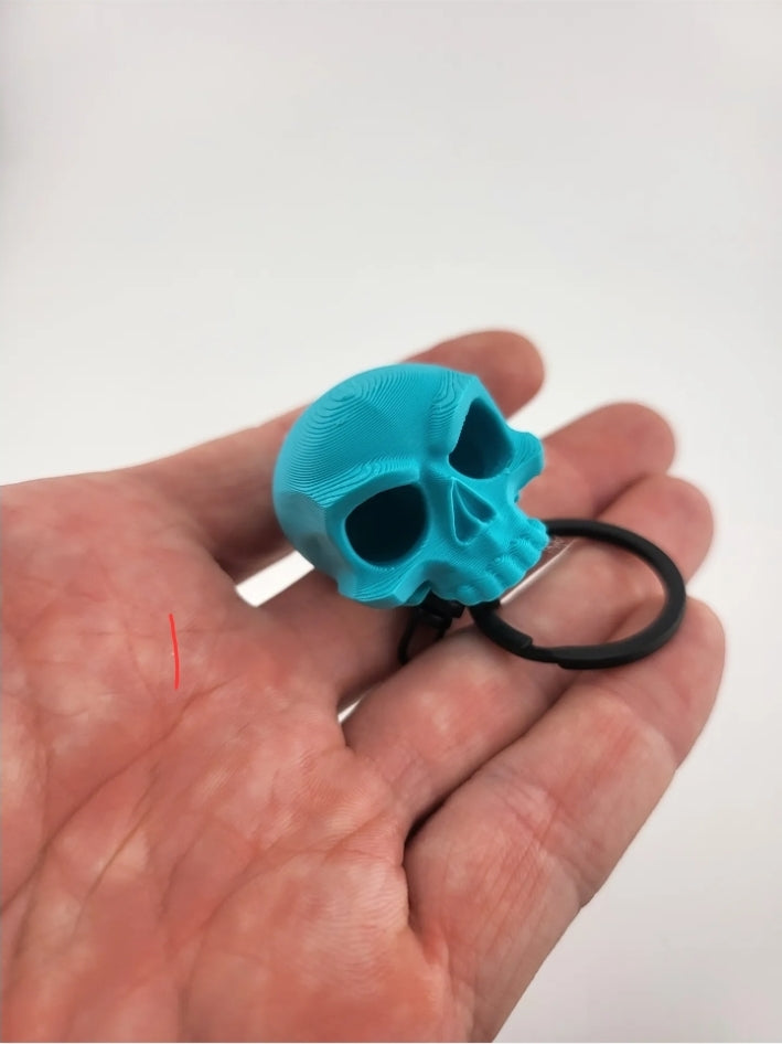 Portachiavi Teschio in Stampa 3D - Gadget Fantasy / Accessorio Originale