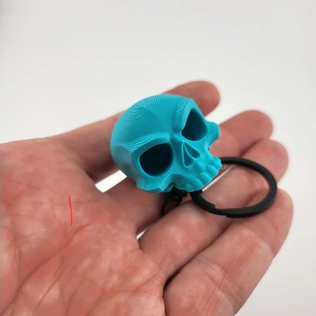 Portachiavi Teschio in Stampa 3D - Gadget Fantasy / Accessorio Originale
