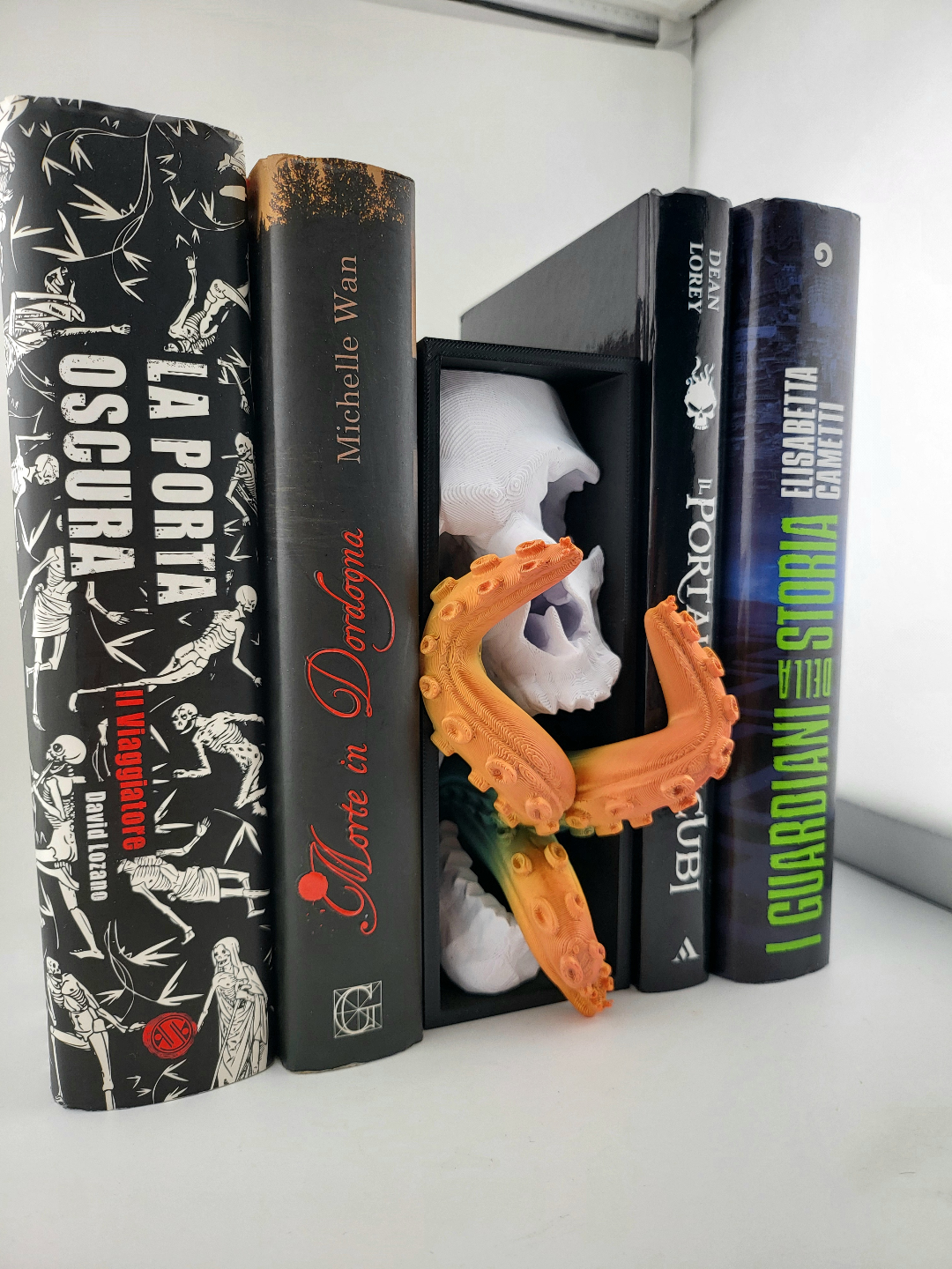 Fermalibri Teschio & Tentacoli – Stampa 3D