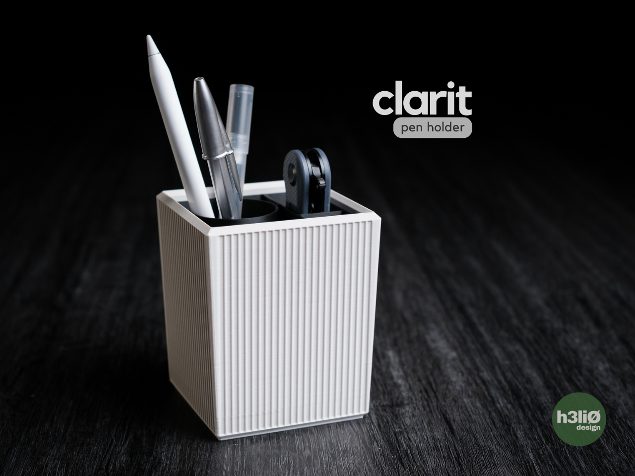 Clarit • Pen Holder – Portapenne moderno minimalista
