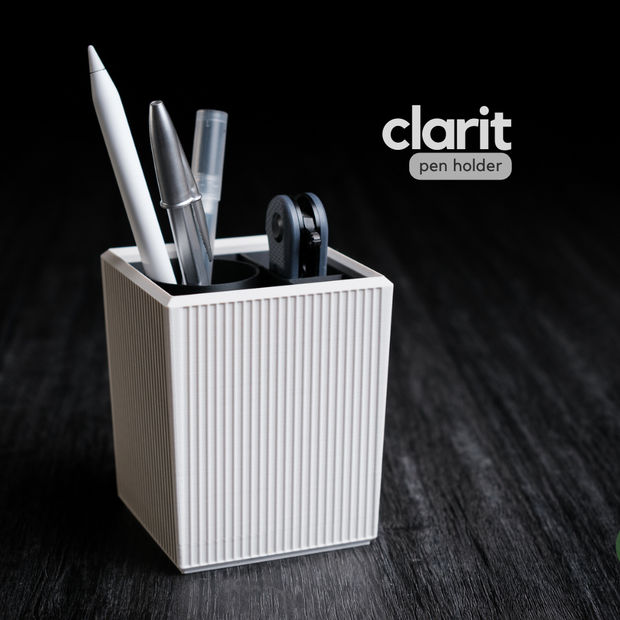 Clarit • Pen Holder – Portapenne moderno minimalista