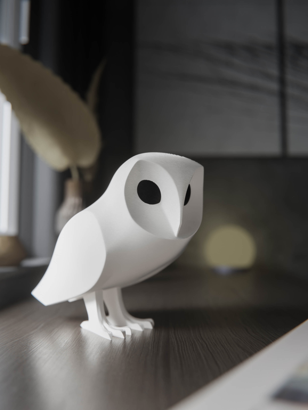 Scultura Gufo Minimal