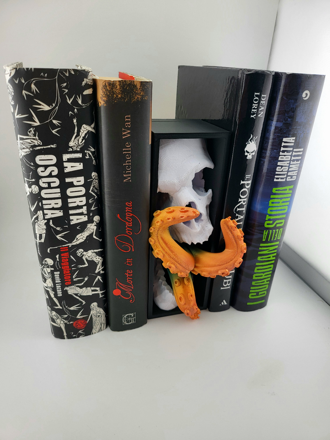 Fermalibri Teschio & Tentacoli – Stampa 3D