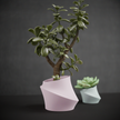 Vaso decorativo moderno dal design geometrico intrecciato