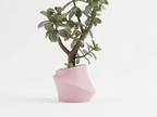 Vaso decorativo moderno dal design geometrico intrecciato