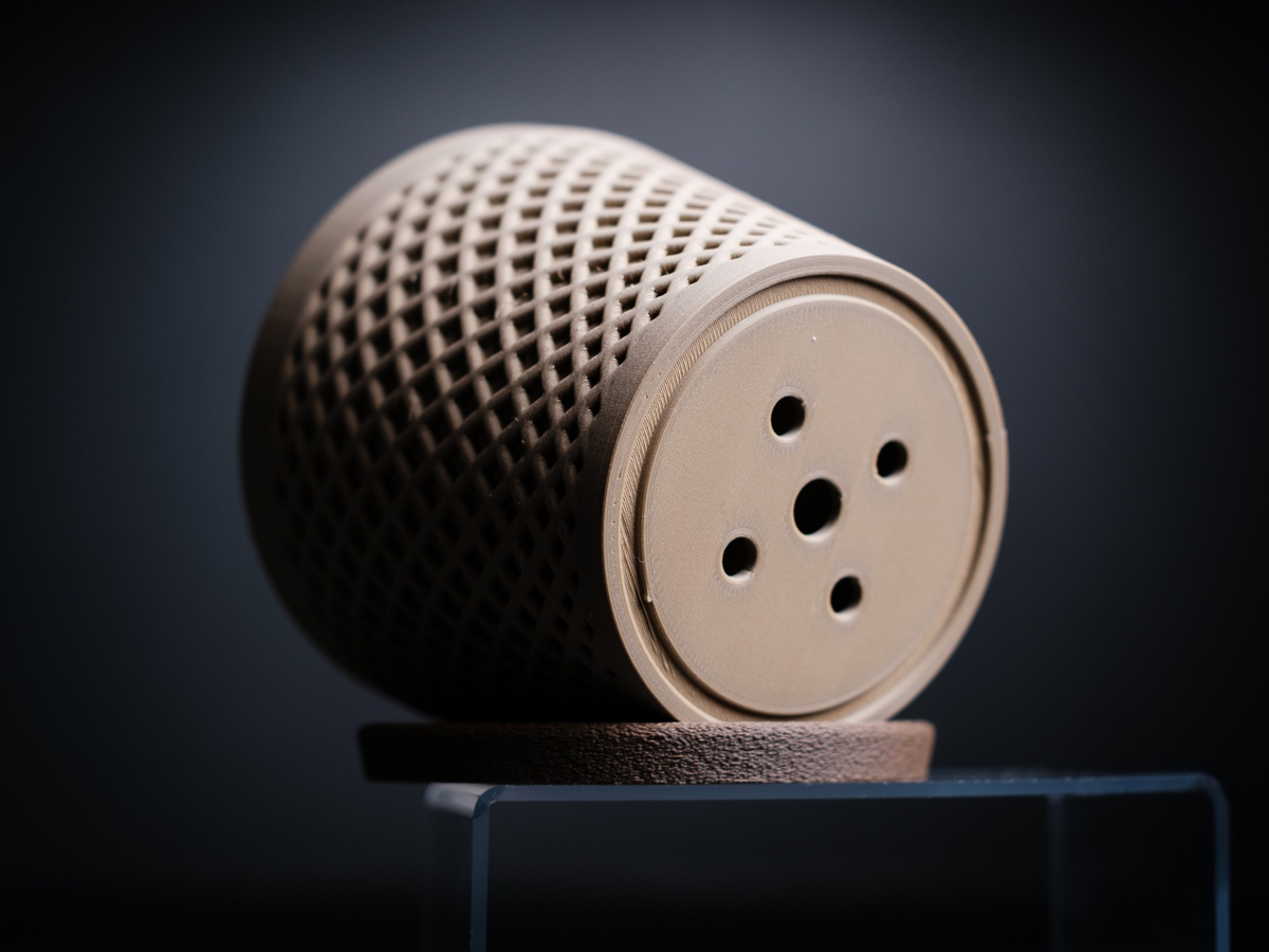 Vaso Decorativo Geometrico con Sottovaso – Stampa 3D