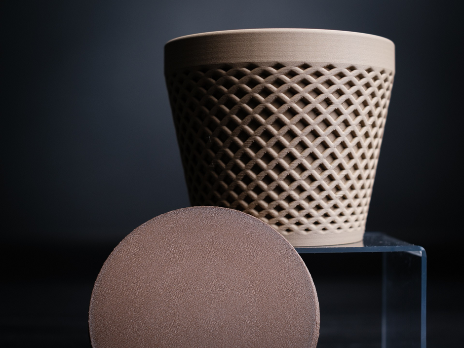Vaso Decorativo Geometrico con Sottovaso – Stampa 3D