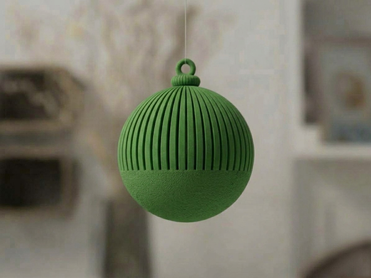 Decorazione natalizia 3D da appendere – Sfera multifunzione da 70 mm